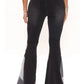 Women's Colorblock High Waist Flared Jeans - NawdeX