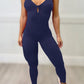 Women's sexy backless yoga fitness jumpsuit - NawdeX